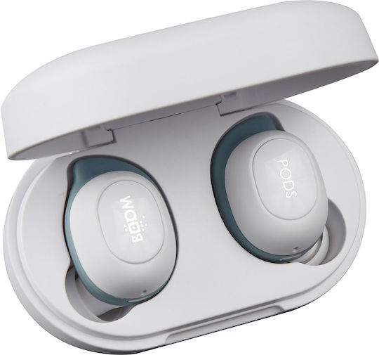 Boompods Boombuds GS Bluetooth Handsfree Earphones with Sweat Resistance and Charging Case White view 2