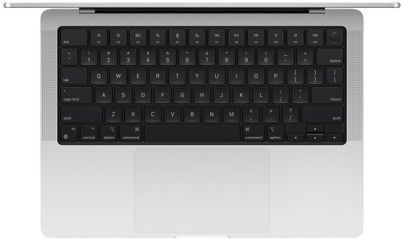Apple MacBook Pro 14" (2023) 14.2" Retina Display 120Hz (M3-Max 14-core/36GB/1TB SSD) Silver (GR Keyboard) vista 2