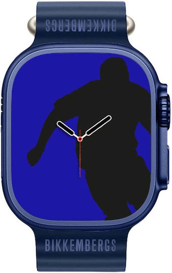 Bikkembergs BK13-11 Aluminium Smartwatch with Heart Rate Monitor (Blue)