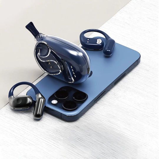 Dudao U17Max Open Ear Bluetooth Handsfree Earphones with Sweat Resistance and Charging Case Black vue 3