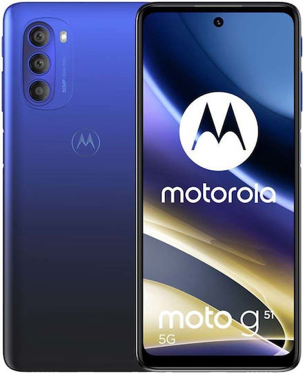 Motorola Moto G51 5G Dual SIM (4GB/64GB) Indigo Blue