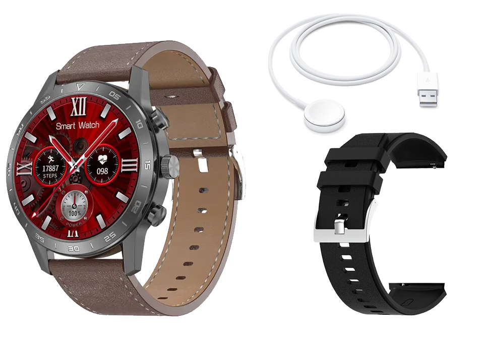 OneWatch Plus Aluminium with Heart Rate Monitor (Brown)