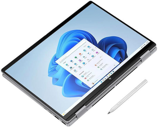 HP Envy x360 14-fc0008nv 14" IPS FHD+ Touchscreen (Ultra 5-125U/16GB/512GB SSD/W11 Home) Natural Silver (GR Keyboard) view 3