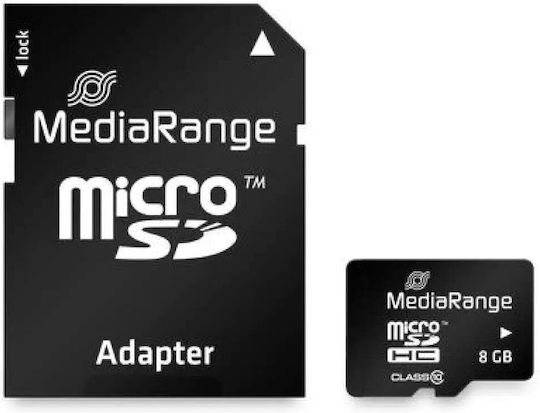 MediaRange SDHC 8GB Class 10 10MB/s Memory Card with Adapter view 3