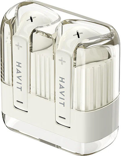 Havit TW981 Earbud Bluetooth Handsfree Earphones with Charging Case Beige view 8