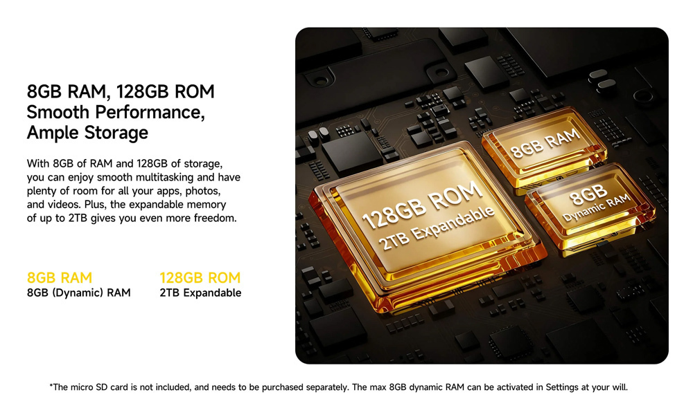 Ulefone RugKing 3 Pro Dual SIM (8GB/128GB) Resistant Smartphone Black view 4