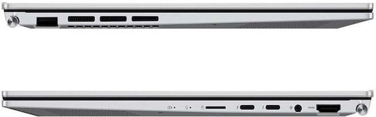 Asus ZenBook 14 UX3402VA-KP548W 14" QHD+ (i5-13500H/16GB/512GB SSD/W11 Home) Foggy Silver (GR Keyboard) view 6