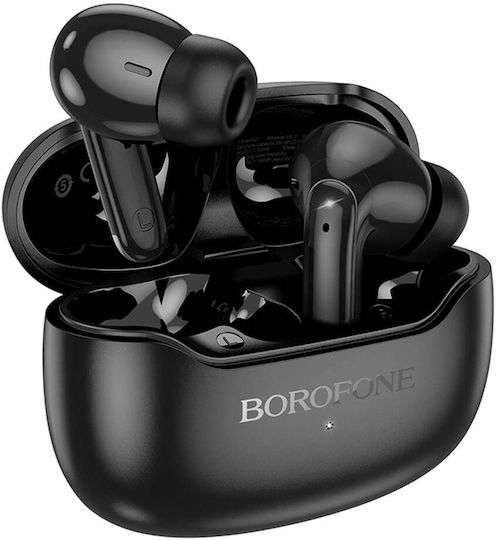 Borofone FQ1 Shine In-ear Bluetooth Handsfree Earphones with Charging Case Black
