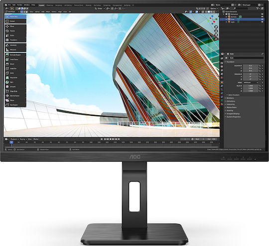 AOC 27P2Q IPS Monitor 27" FHD 1920x1080 with Response Time 4ms GTG view 3