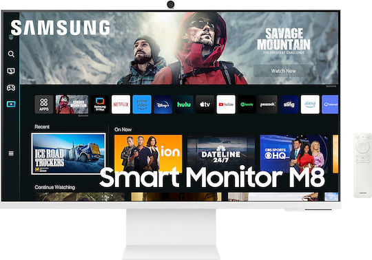 Samsung M70C VA HDR Smart Monitor 32" 4K 3840x2160 with Response Time 4ms GTG view 8