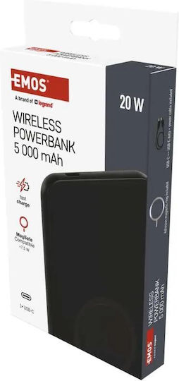 Emos B0545B Power Bank 5000mAh 20W with USB-C Port Power Delivery vue 3