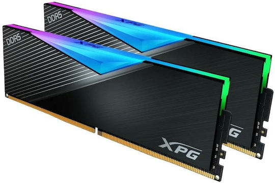 Adata XPG Lancer DDR5 64GB RAM with 2x32GB Modules and Speed 6400 for Desktop AX5U6400C3232G-DCLARBK view 3