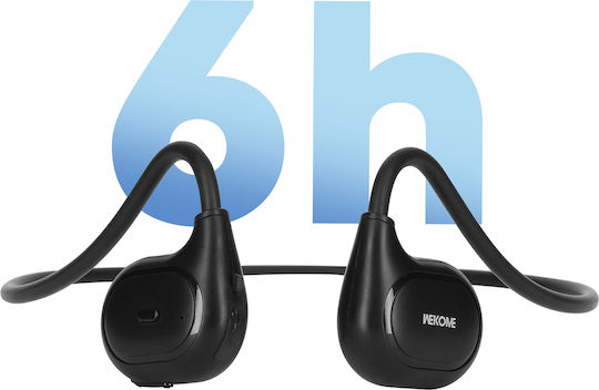 Avizar VC7 Open Ear Bluetooth Handsfree Earphones with Sweat Resistance Black view 3