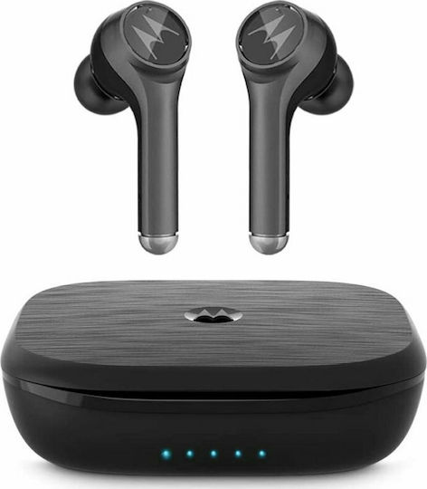 Motorola Vervebuds 800 Bluetooth Handsfree Earphones with Sweat Resistance and Charging Case Black
