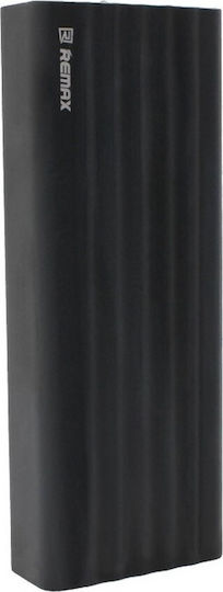 Remax RP-V20 Power Bank 20000mAh with 2 USB-A Ports Black