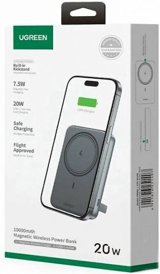 Ugreen PB562 MagSafe Power Bank 10000mAh 20W with USB-C Port Power Delivery Black view 4