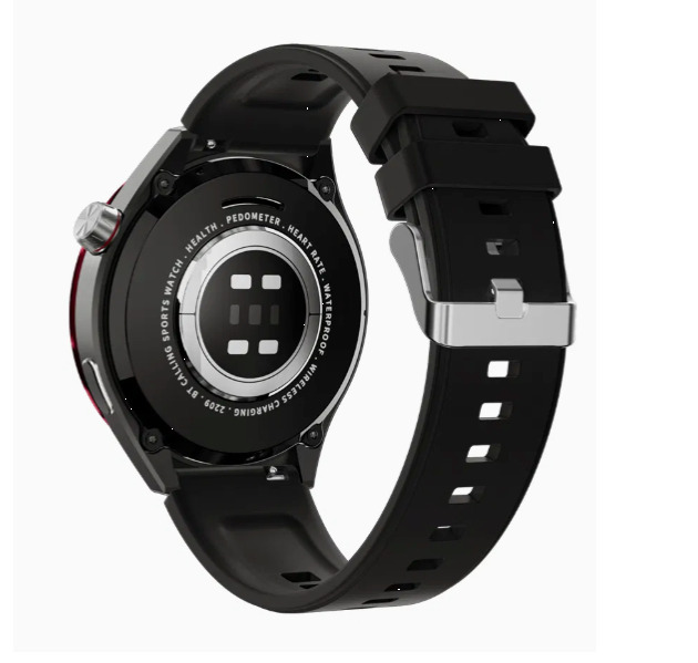 Andowl H1 Smartwatch with Heart Rate Monitor (Black) view 2