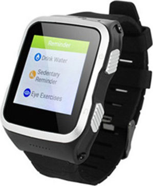S83 Smartwatch with SIM and Heart Rate Monitor (Silver) vista 2