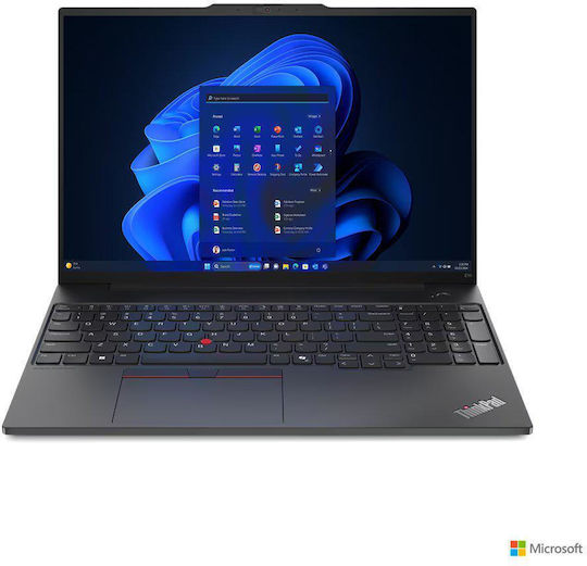 Lenovo ThinkPad E16 Gen 2 (Intel) 16" IPS FHD+ (Ultra 7-155H/32GB/1TB SSD/No OS) Black (US Keyboard)