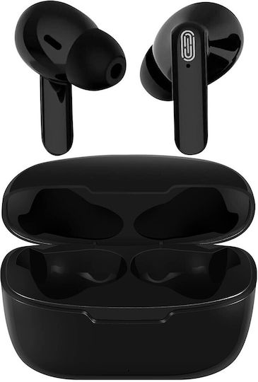 Akashi ALTEARBLK In-ear Bluetooth Handsfree Earphones with Charging Case Black