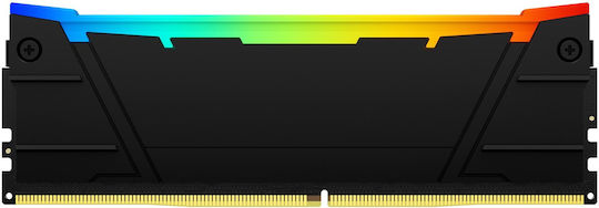Kingston Fury Renegade Rgb 16GB DDR4 RAM with 3200 Speed for Desktop (KF432C16RB12A/16) view 3