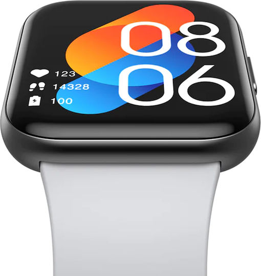 Havit M9021 Stainless Steel Waterproof Smartwatch with Heart Rate Monitor (Gray) vue 6