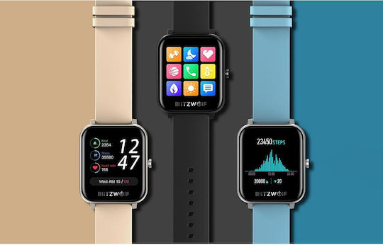 BlitzWolf BW-GTC Smartwatch with Heart Rate Monitor (Black) view 5