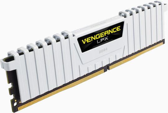 Corsair Vengeance LPX White DDR4 16GB RAM With 2x8GB Modules And Speed 3200 For Desktop CMK16GX4M2E3200C16W vue 4