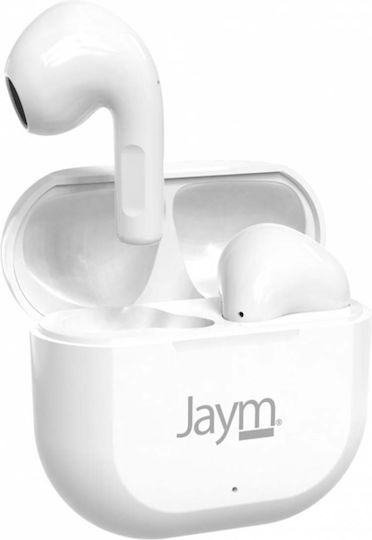 Jaym TS-123B In-ear Bluetooth Handsfree Earphones White view 4