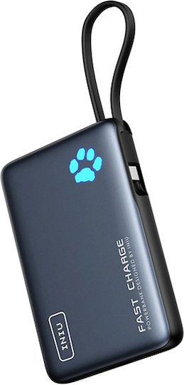 Iniu Power Bank 10000mAh with USB-A Port and USB-C Port Blue