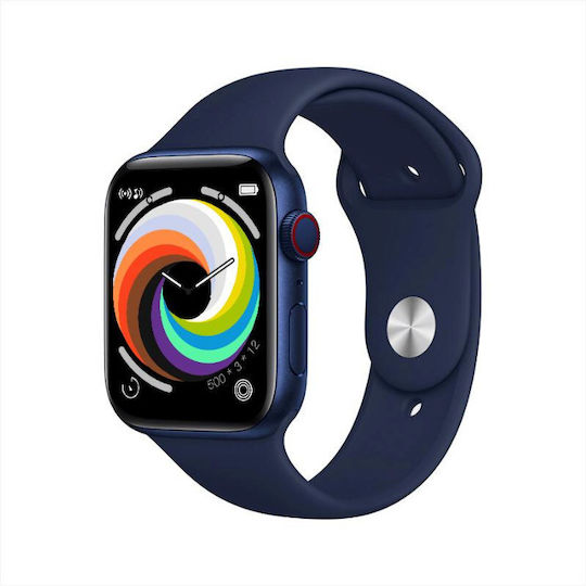 T900 Pro Max Smartwatch with Heart Rate Monitor (Blue) view 1