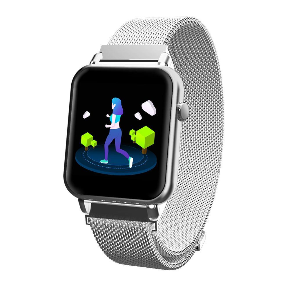 tFiT YPRO Smartwatch with Heart Rate Monitor (Silver)