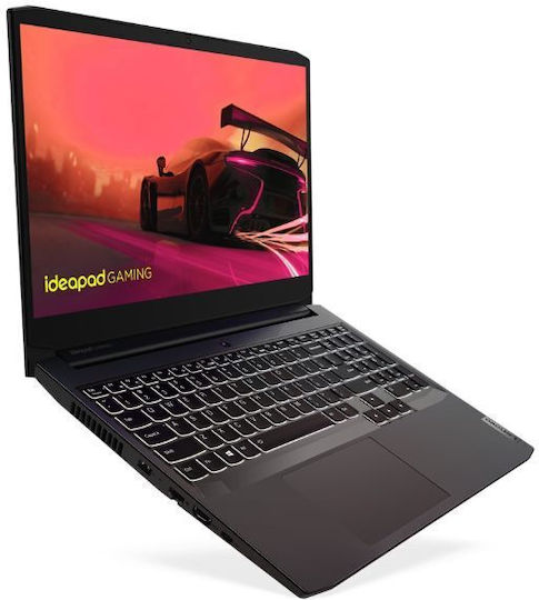 Lenovo IdeaPad Gaming 3 15ACH6 15.6" IPS FHD (Ryzen 5-5500H/16GB/512GB SSD/GeForce RTX 2050/W11 Pro) Shadow Black (US Keyboard) view 3