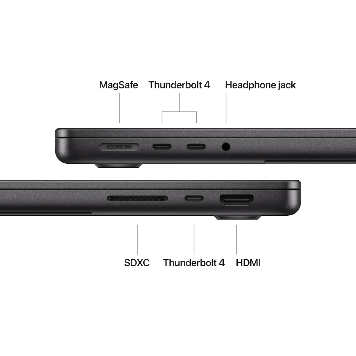 Apple MacBook Pro 14.2 IPS Retina Display 120Hz (M5-10-Core/16GB/512GB SSD/10-Core GPU) with 70W Charger Space Black US Keyboard view 7
