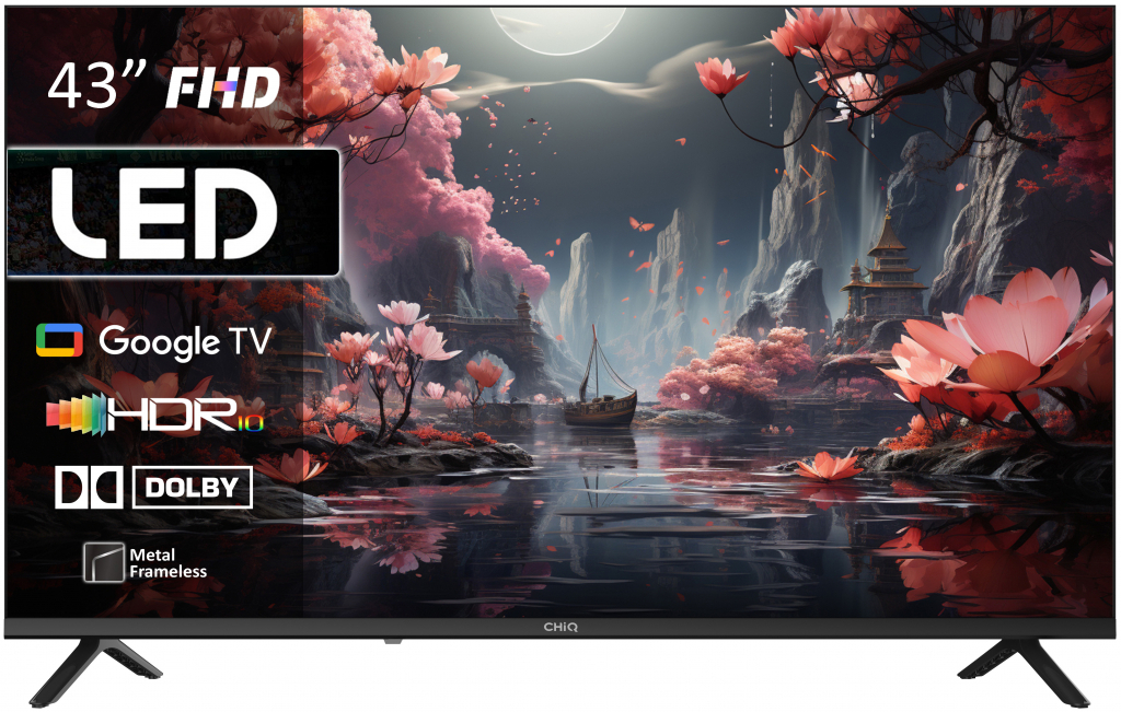 CHiQ Smart Television 43" Full HD LED LKD43M10GP HDR (2025) view 1