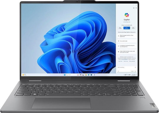 Lenovo Yoga 7 2-in-1 16IML9 16" IPS FHD+ (Ultra 7-155U/16GB/1TB SSD/W11 Home) Storm Grey (US Keyboard) view 2