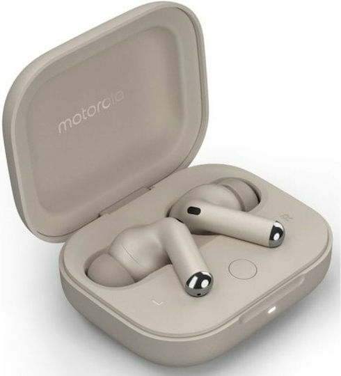 Motorola Buds Plus Sound by Bose Bluetooth Handsfree Earphones with Sweat Resistance and Charging Case Beach Sand view 2