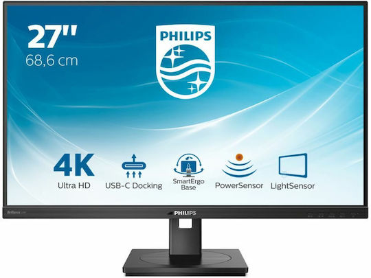 Philips 279P1 IPS Monitor 27" 4K 3840x2160 with Response Time 4ms GTG view 8
