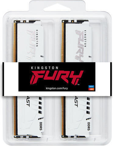 Kingston Fury Beast DDR5 32GB RAM with 2x16GB Modules and Speed 6000 for Desktop KF560C36BWE2K2-32 vue 5