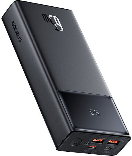 Baseus Star-Lord Power Bank 20000mAh 65W with 2 USB-A Ports and USB-C Port Black