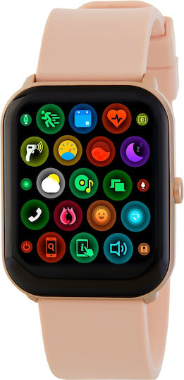 Marea B59008-3 Smartwatch with Heart Rate Monitor (Pink) view 2