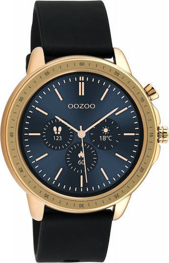 Oozoo Q00303 45mm Smartwatch with Heart Rate Monitor (Rose Gold) view 4