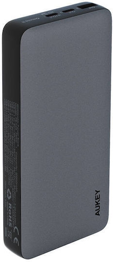 Aukey PB-Y43 Power Bank 20000mAh 65W with USB-A Port and 3 USB-C Ports Power Delivery Black vista 2