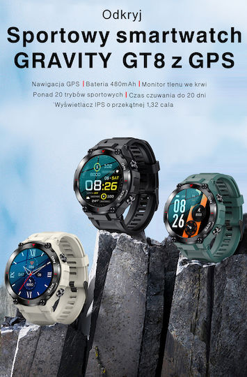 Gravity Gt8-3 Smartwatch (Multicolour) view 9