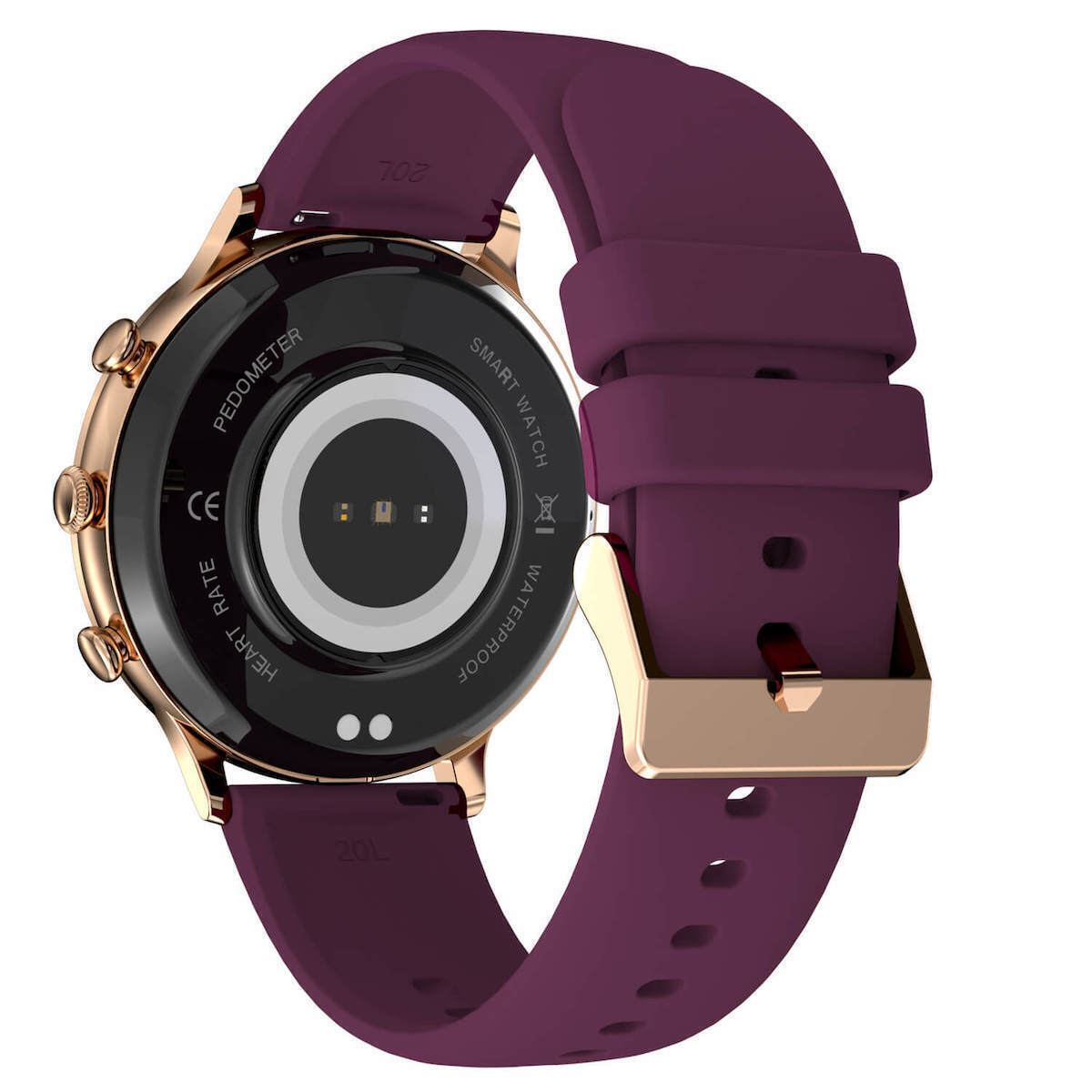 Microwear I70 Smartwatch with Heart Rate Monitor (Purple) vue 2