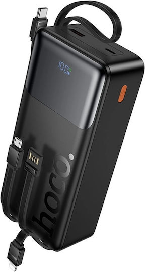 Hoco J156B Founder Power Bank 30000mAh 22.5W with USB-A Port and USB-C Port Power Delivery / Quick Charge 3.0 Black
