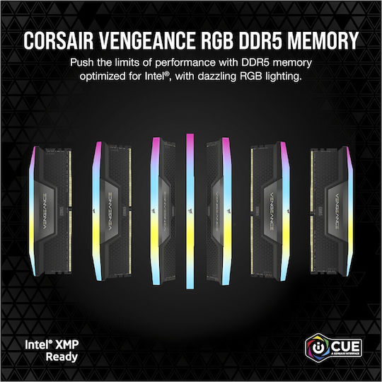 Corsair Vengeance RGB DDR5 with Module 1x8GB and Speed 5200 for Desktop CMH8GX5M1B5200C40 view 4