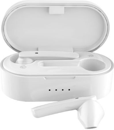Akai Proffesional BTE-J10 In-ear Bluetooth Handsfree Earphones with Charging Case White view 3
