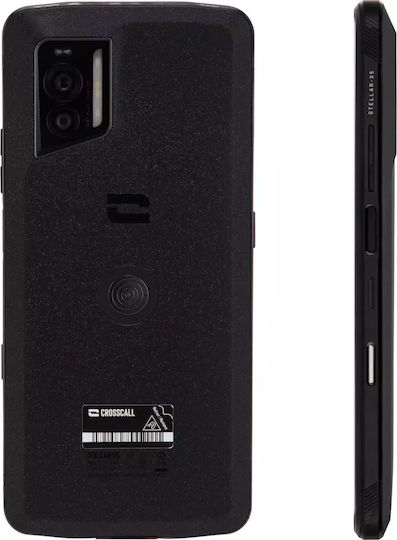 Crosscall Stellar X5 5G Dual SIM (8GB/128GB) Resistant Smartphone Mobile Black view 5