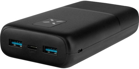 Fixed Zen Power Bank 20000mAh 20W with 2 USB-A Ports Power Delivery Black vista 4